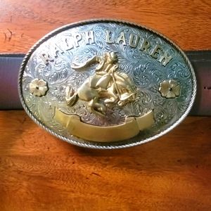 Ralph Lauren Purple Label Western Bronco Belt